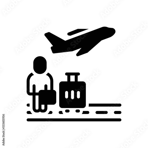 Black solid icon for unfortunately