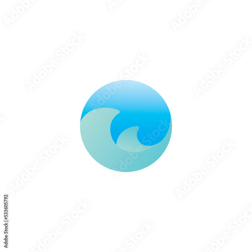 blue earth globe with sun