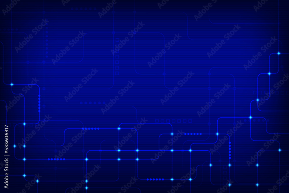 Vector abstract technology background. Hi-tech commucation concept background.