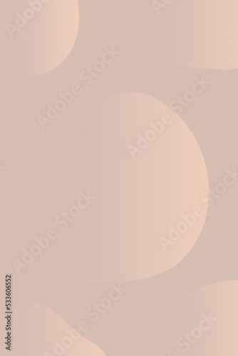 Wallpaper Mural abstract dusty pastel brown and beige background with smooth shapes and free space Torontodigital.ca