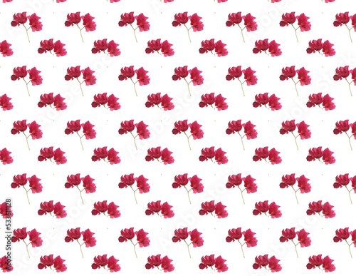 seamless pattern background with flowers