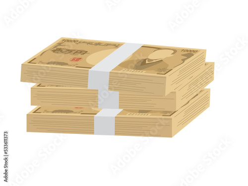 札束　一万円