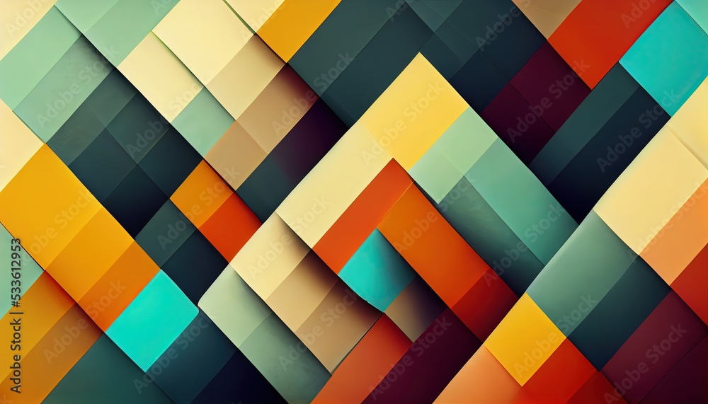3D Seamless colorful pattern 3D Seamless colorful pattern