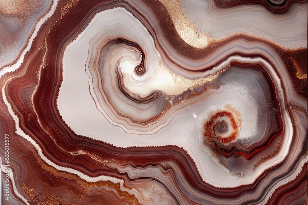 Close up of marble swirl