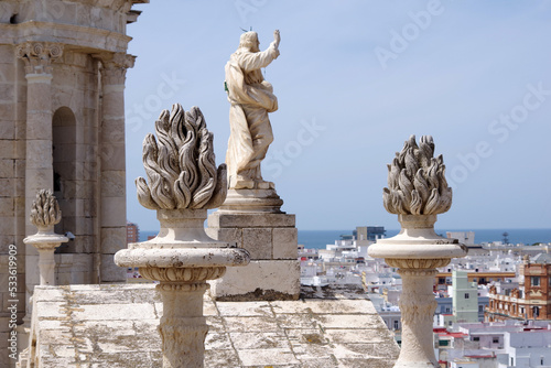 Sculptures de la cathédrale de Cadix © Clemence Béhier