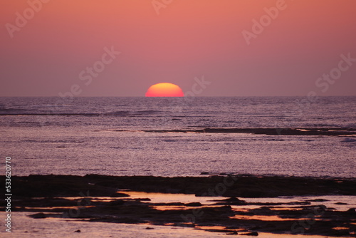 Coucher de soleil sur Cadix