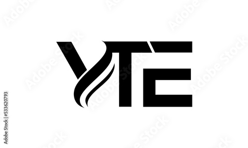 YTE Letters creative logo design vector photo