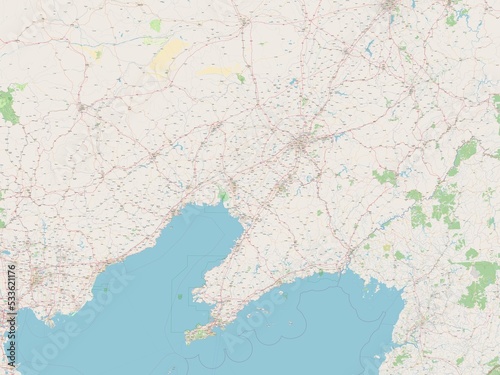 Liaoning, China. OSM. No legend