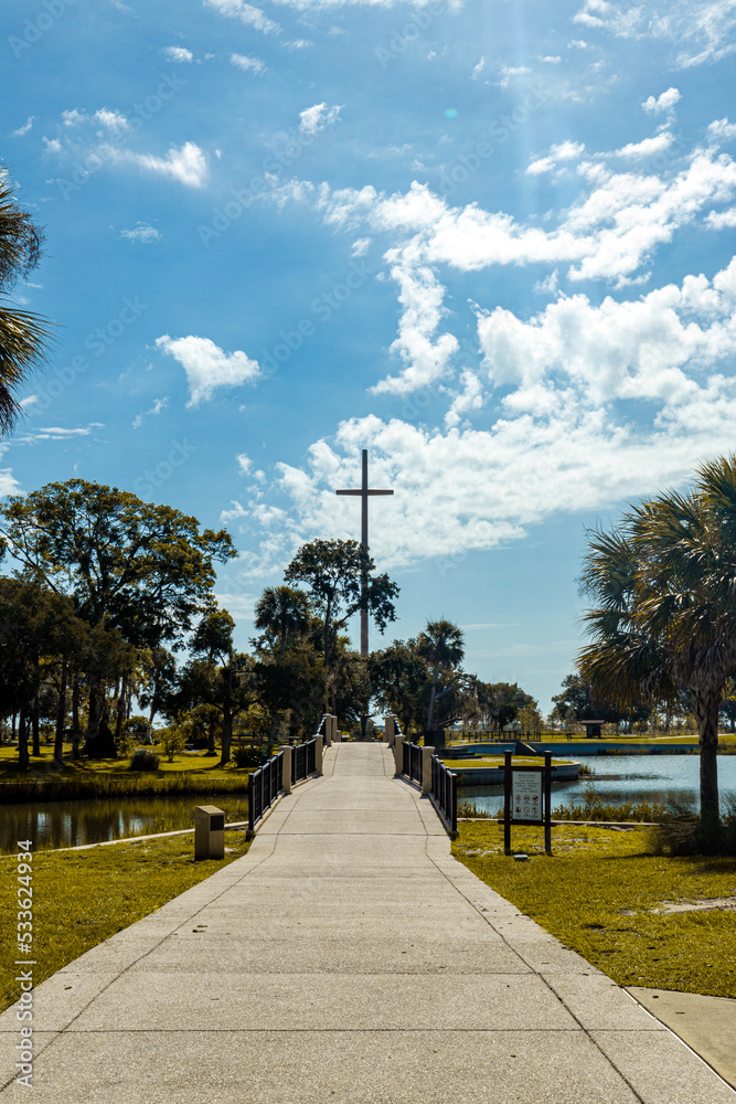 Naklejka premium CROSS FROM ST AUGUSTINE FLORIDA