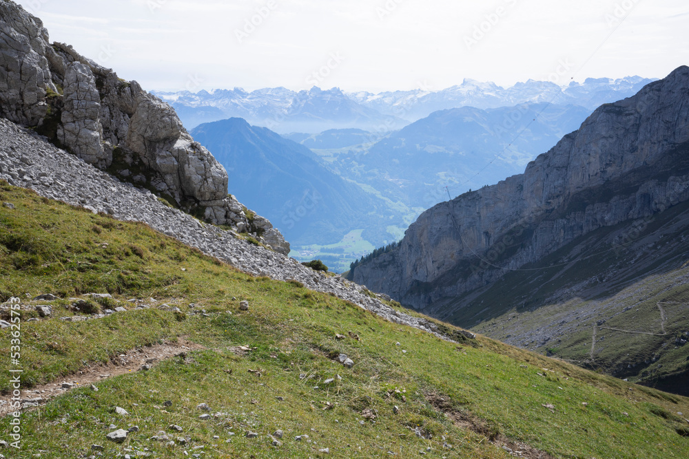 Lucerne's very own mountain, Pilatus, is one of the most legendary places in Central Switzerland. And one of the most beautiful. On a clear day the mountain offers a panoramic view of 73 Alpine peaks Lucerne's very own mountain, Pilatus, is one of the most legendary places in Central Switzerland. And one of the most beautiful. On a clear day the mountain offers a panoramic view of 73 Alpine peaks