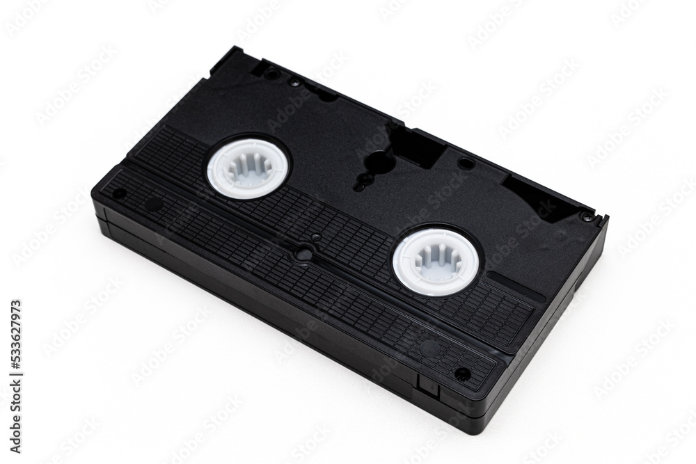the reverse side of the video cassette case on a white background the reverse side of the video cassette case on a white background