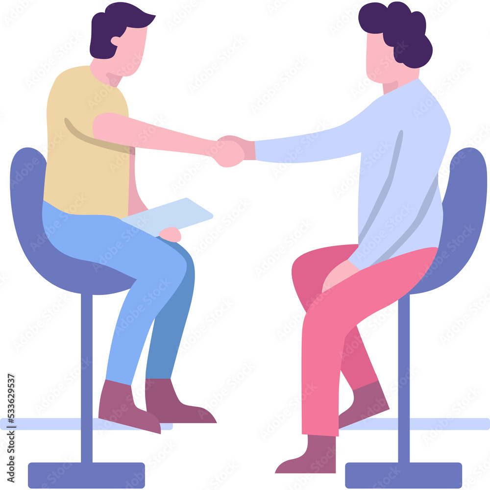 Handshake icon vector man shaking hands isolated Handshake icon vector man shaking hands isolated