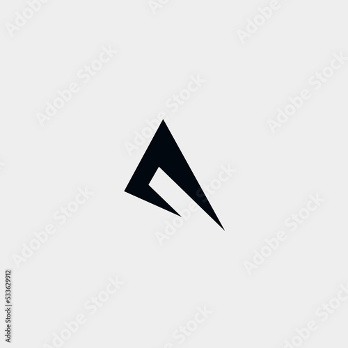 sharp sport running logo design