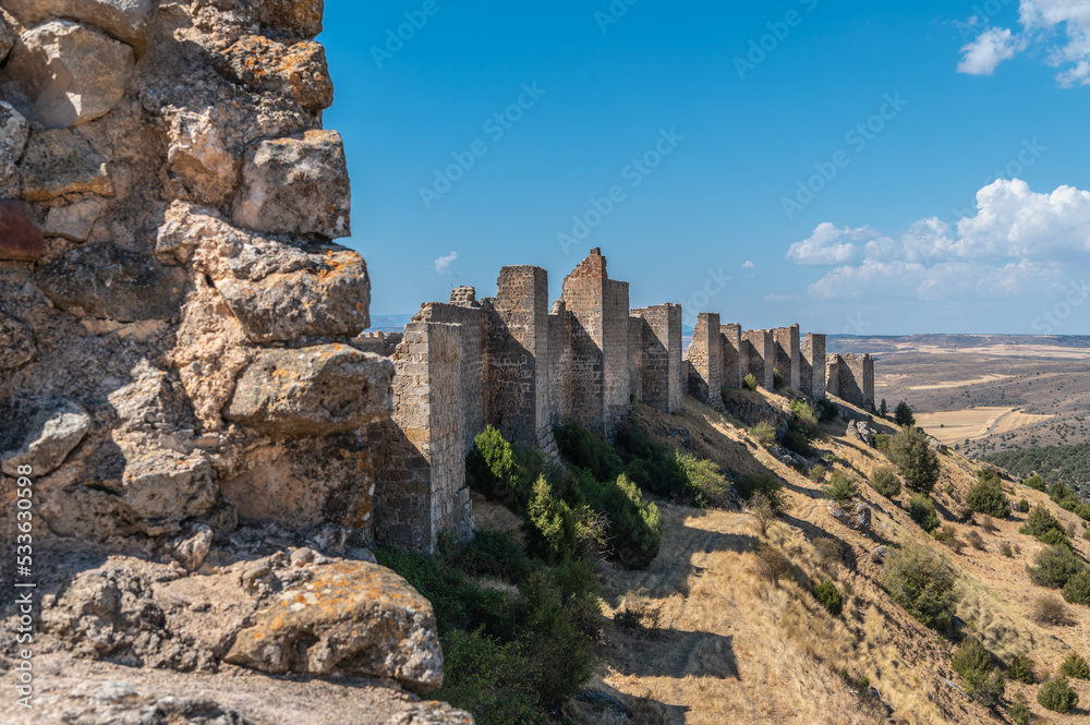 The castle of Gormaz is a fortress of Andalusian origin located next to the municipality with the same name (Soria, Spain)