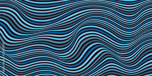Abstract line wave colorful background 