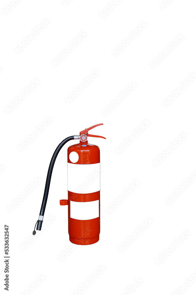 Obraz premium red fire extinguisher Can be used in an emergency in an industrial plant