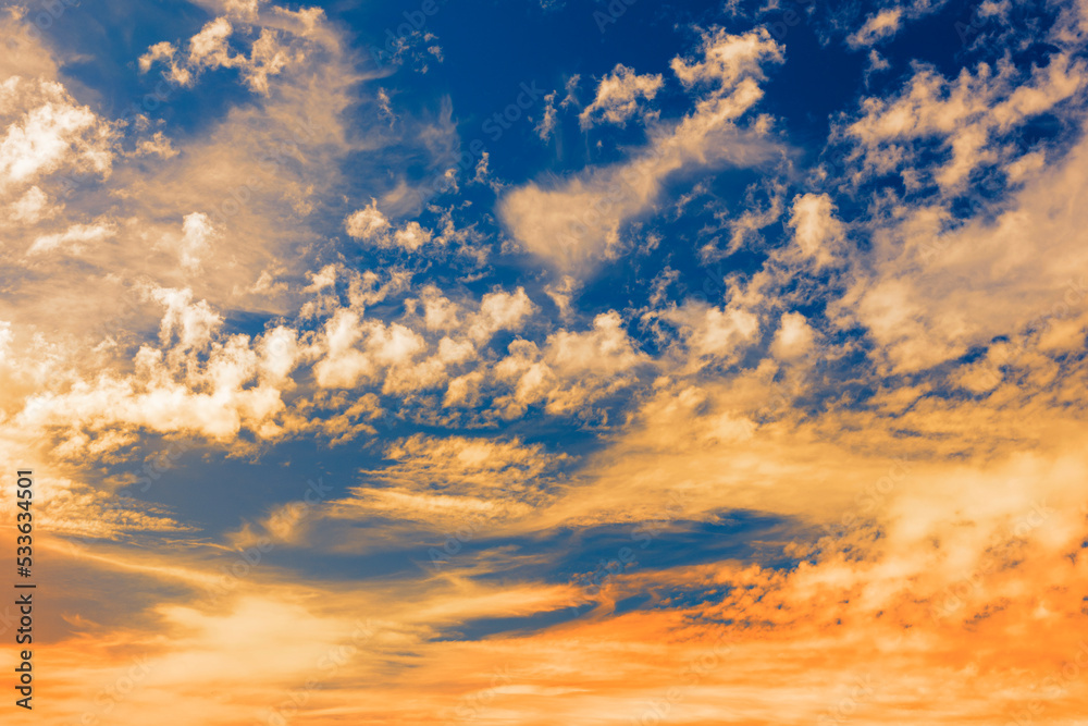 Fototapeta premium Wolken am Himmel