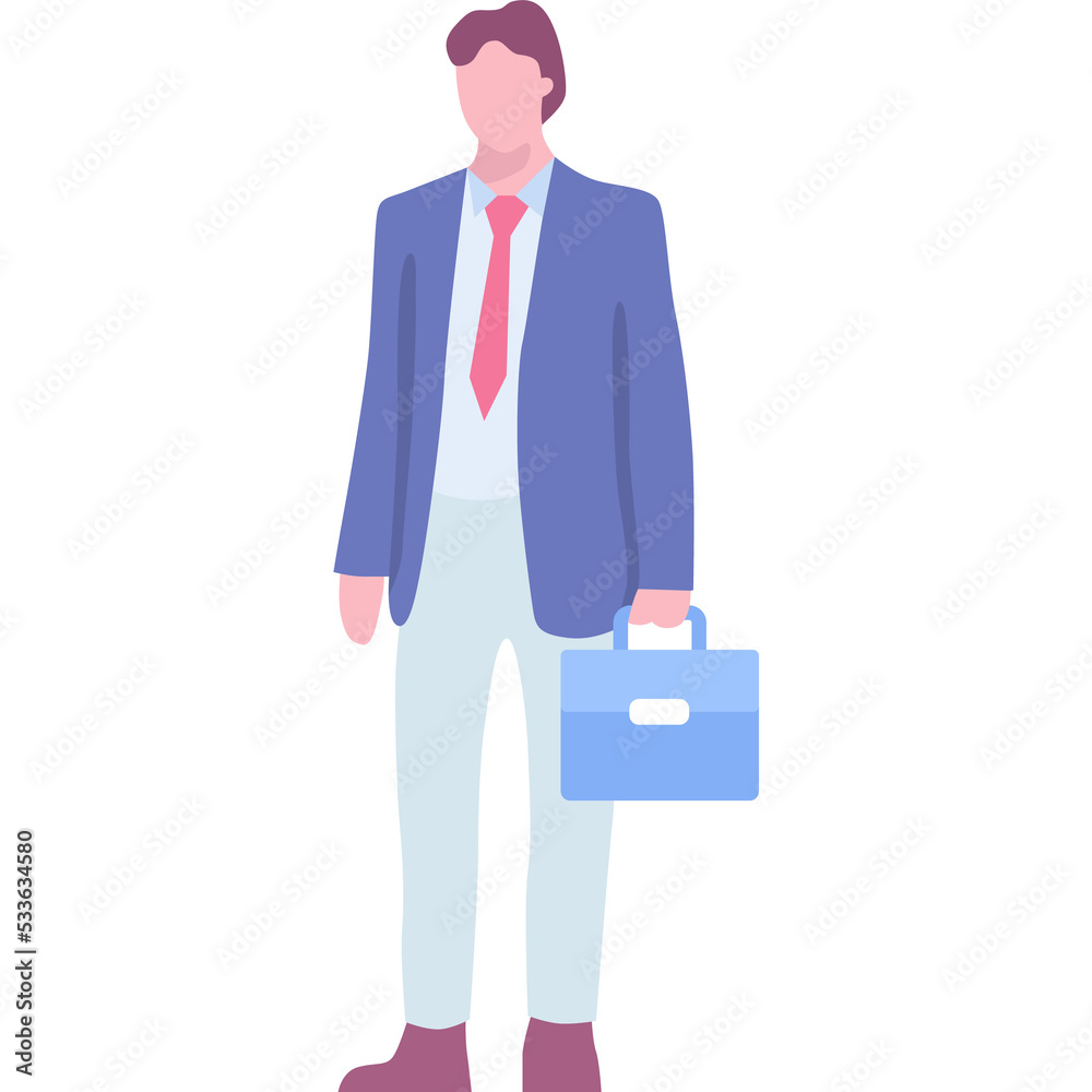 Business man in suit vector icon isolated Business man in suit vector icon isolated
