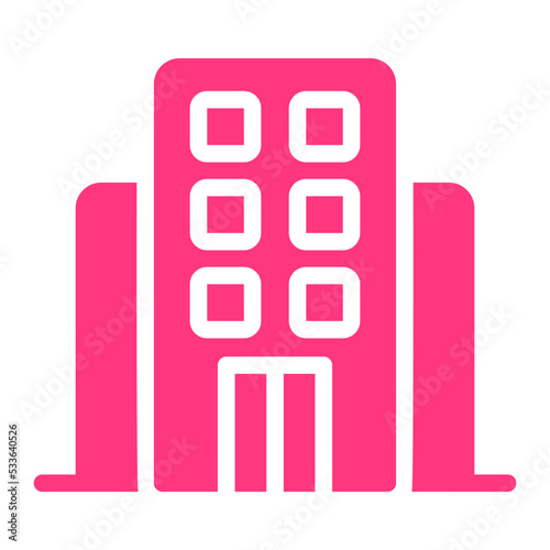 hospital gradient icon