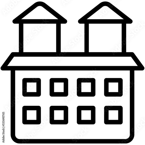 Family House Vector Icon 