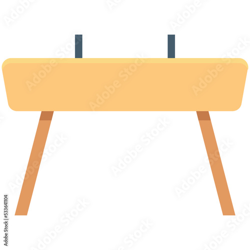 Pommel Horse Vector Icon