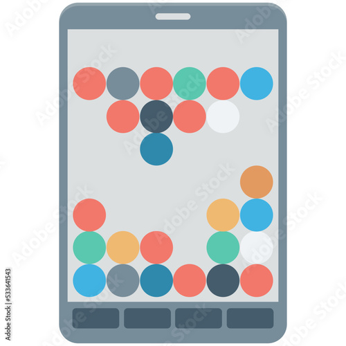 Mobile Game Vector Icon 