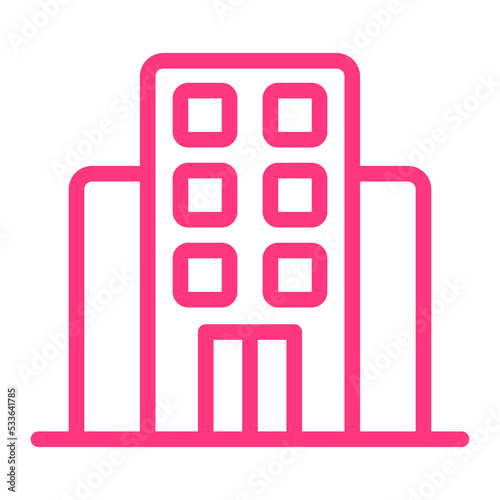 hospital gradient icon