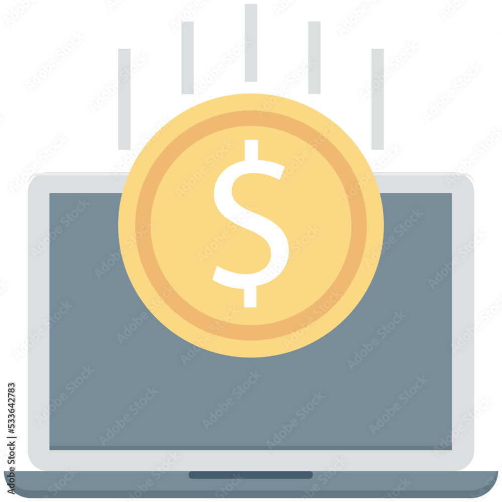 Online Business Vector Icon Online Business Vector Icon
