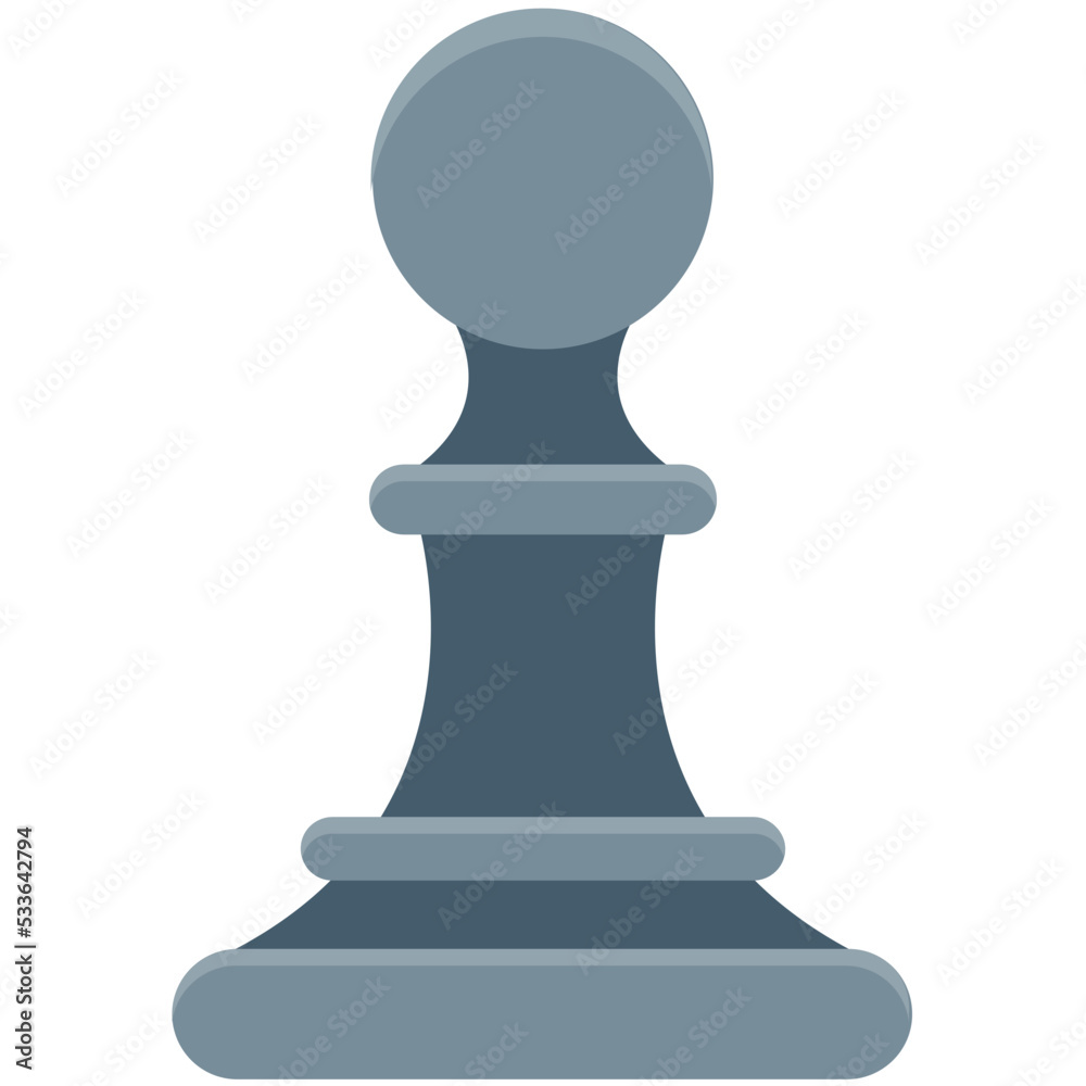 Chess Pawn Vector Icon Chess Pawn Vector Icon