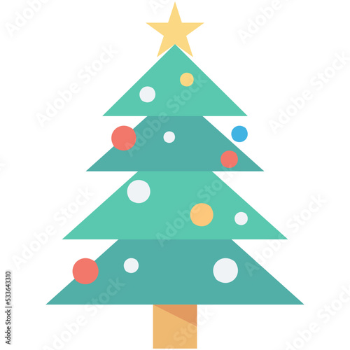 Christmas Tree Vector Icon
