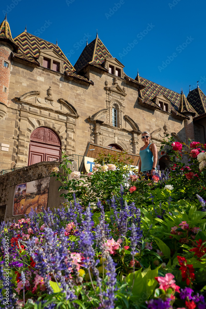 Visiting the beautiful French village of Saint-Antoine-l'Abbaye durring summer
