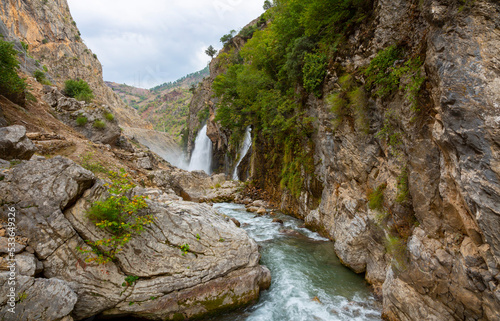 Kapuzbasi waterfall is the second highest waterfall in the world and it is the most beautiful nature place hiding in Anatolia, which is rarely hidden. photo