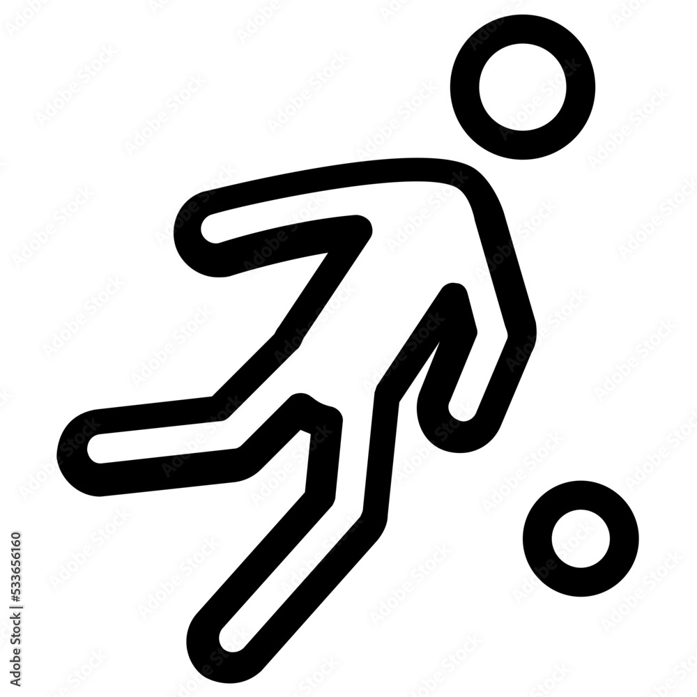 Soccer Player Vector Icon Soccer Player Vector Icon