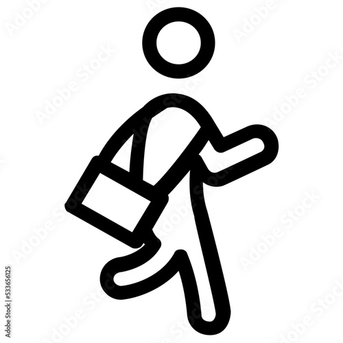 Schoolboy Vector Icon 