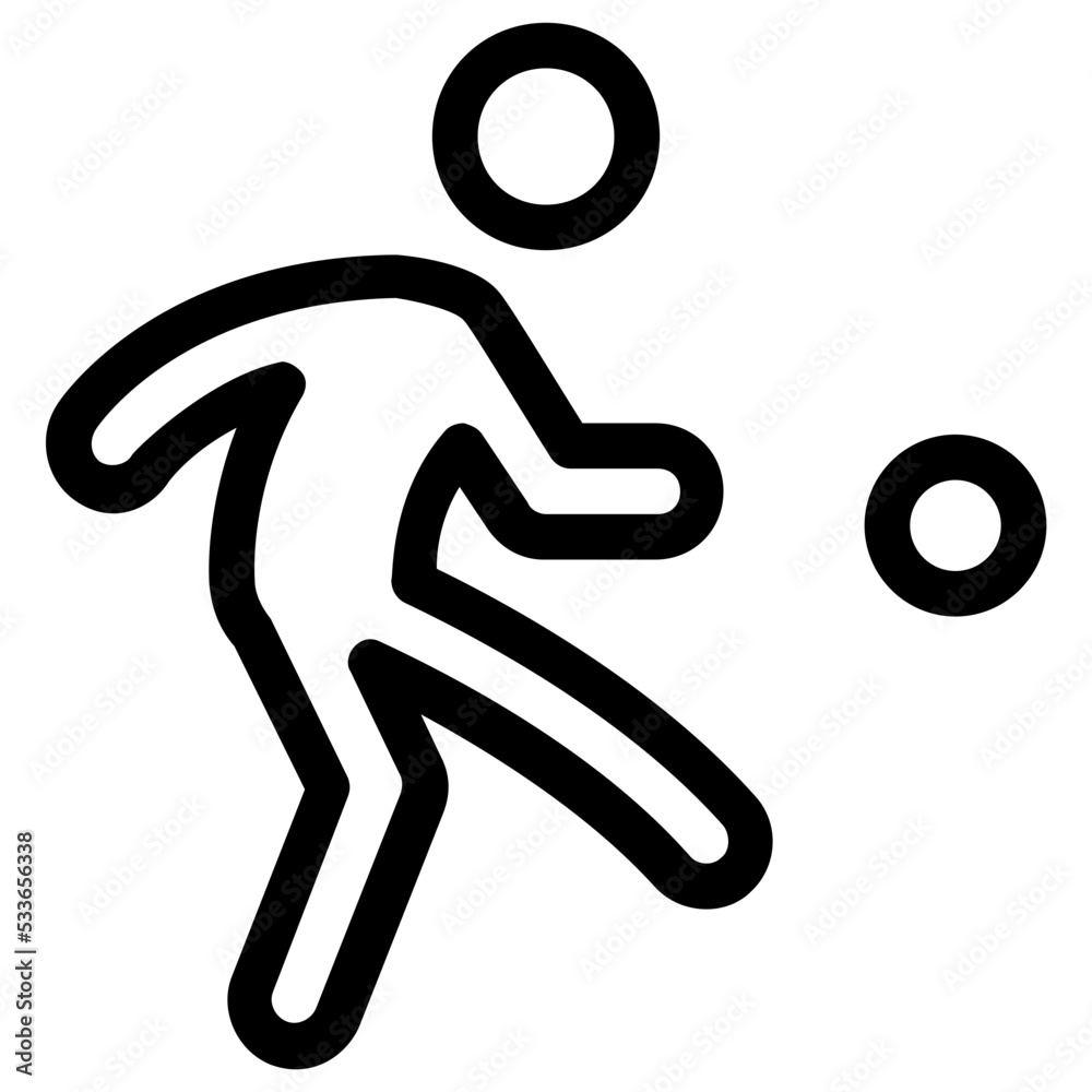 Soccer player Vector Icon Soccer player Vector Icon