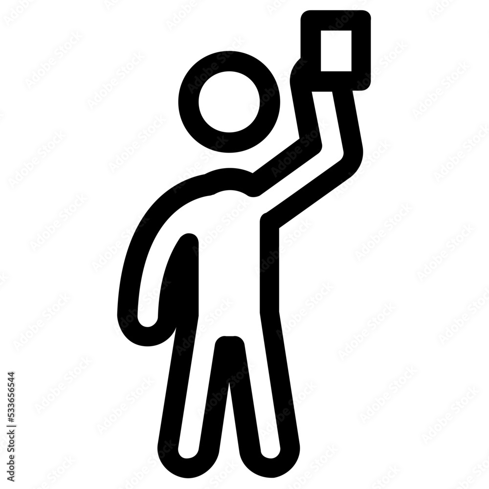 Referee Vector Icon Referee Vector Icon