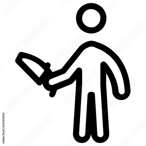 Carpenter Vector Icon 