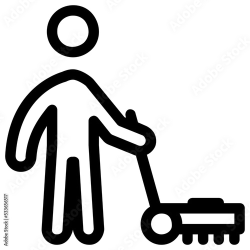 Janitor Vector Icon 
