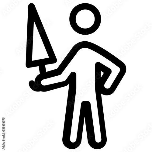 Carpenter Vector Icon 