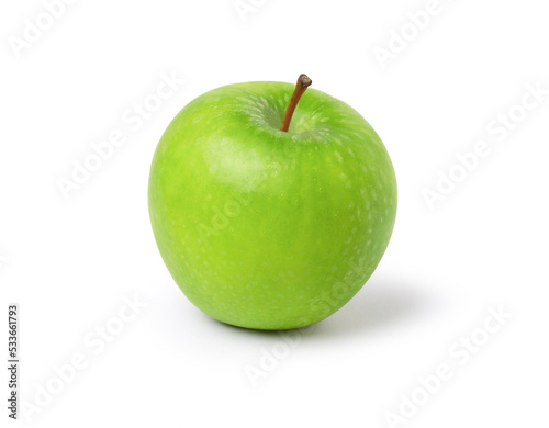 green apple isolated on white