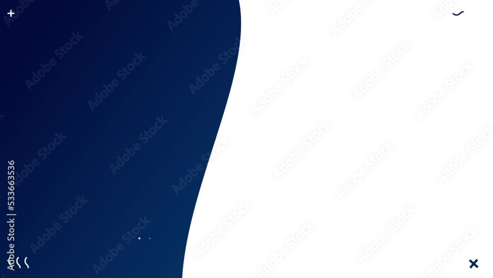 Abstract Blue template 4K Animation with modern shapes and white space for text. Presentation background concept design