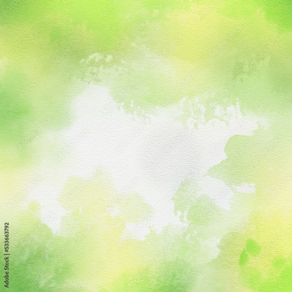 green watercolor background