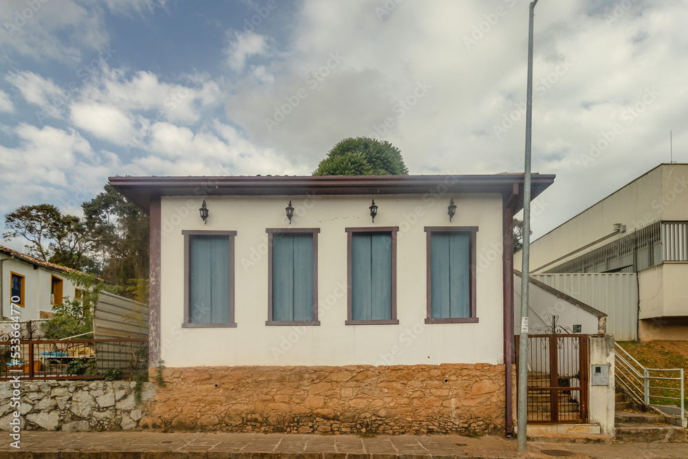 historic building in the city of Santa Barbara, State of Minas Gerais, Brazil historic building in the city of Santa Barbara, State of Minas Gerais, Brazil