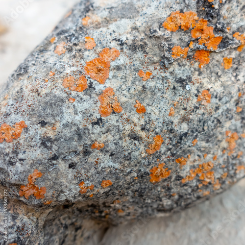 11. Orange sediments on granite rock part two photo