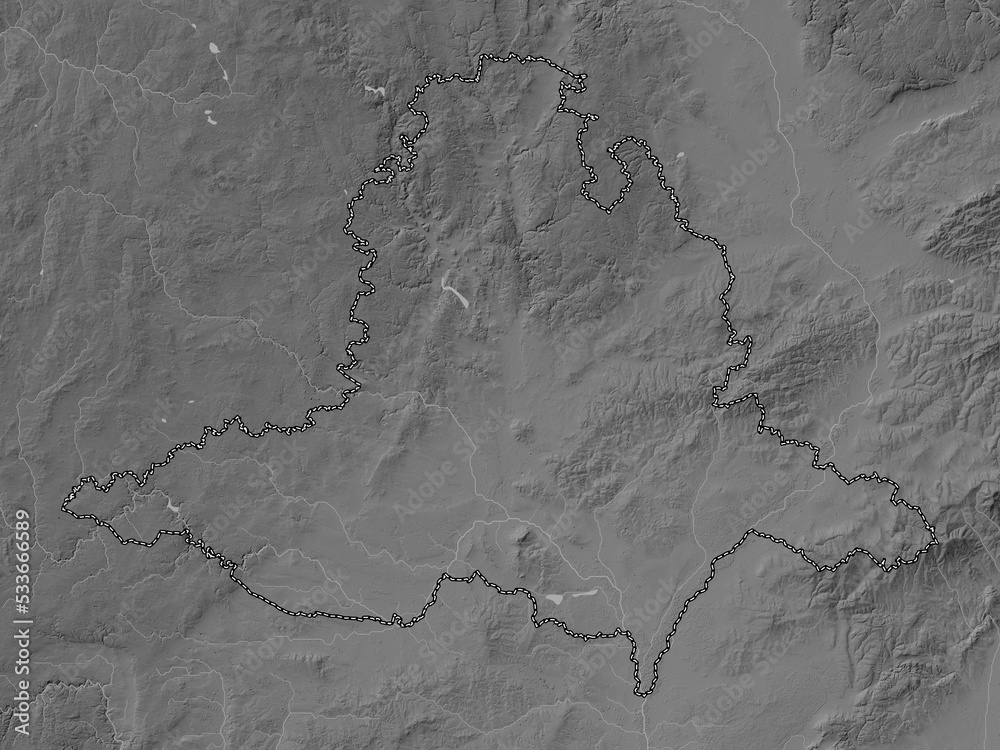 Jihomoravsky, Czech Republic. Grayscale. No legend Jihomoravsky, Czech Republic. Grayscale. No legend