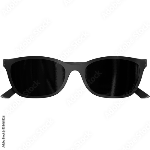 3d rendering illustration of Wellington sunglasses