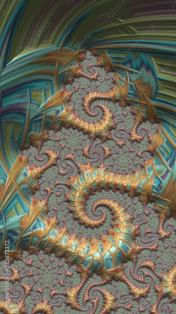 custom made wallpaper toronto digitalArtistic and imaginative digitally designed abstract 3D fractal background