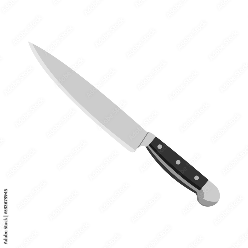 Vector illustration of kitchen knife, butcher knife and kitchen tools Vector illustration of kitchen knife, butcher knife and kitchen tools