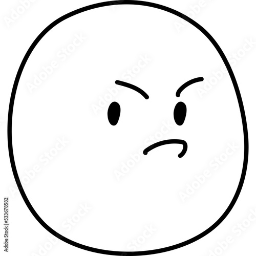 frowning face emoji outline vector smiley