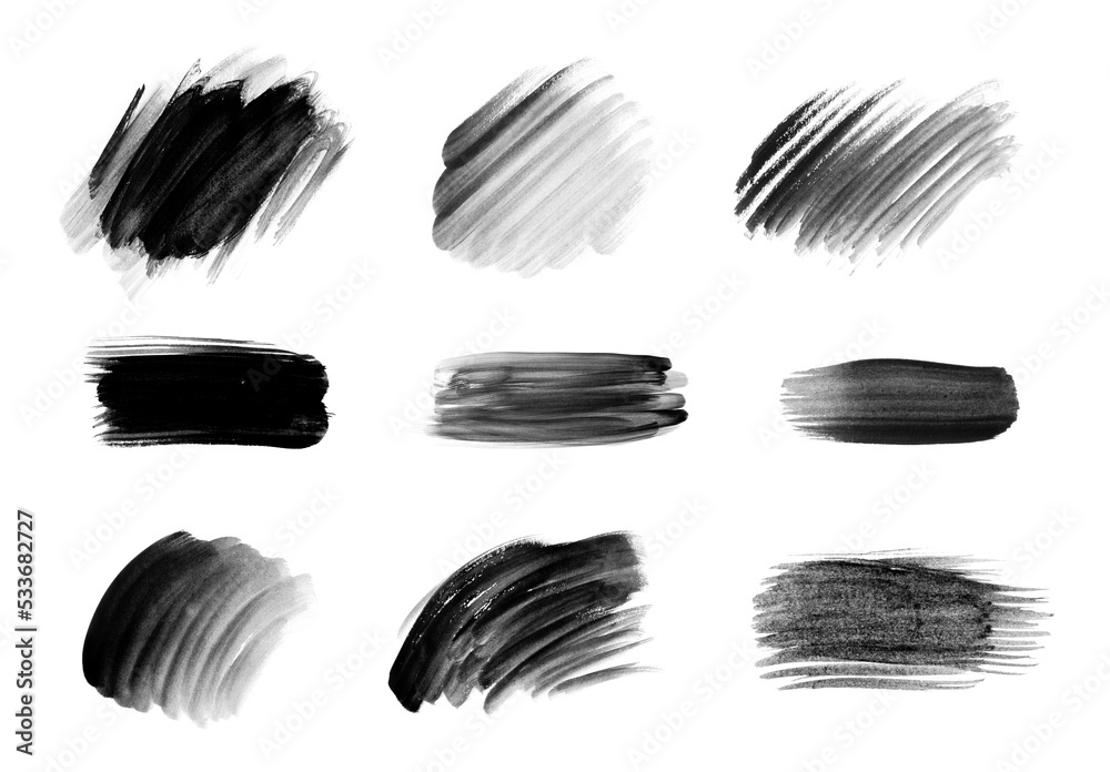 Brush Stroke Water Color Circle Brush Stroke Water Color Circle